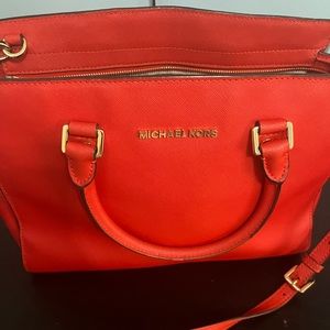Michael Kors red bag